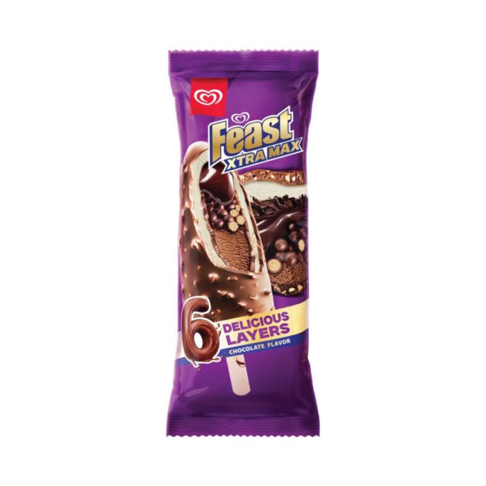 [Bundle 2] Wall's Feast Xtra Max Chocolate 73 ml