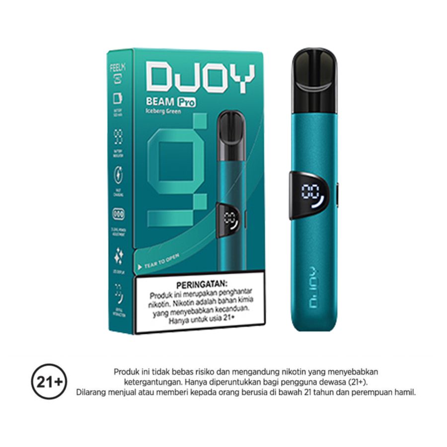 Djoy Beam Pro Device Iceberg Green Rokok Elektrik 1pcs