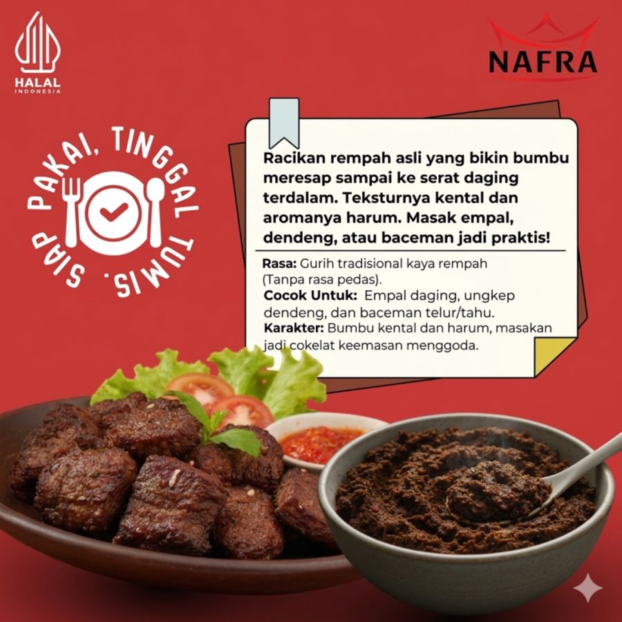 Nafra Bumbu Empal Daging 150gram
