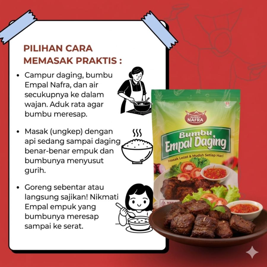 Nafra Bumbu Empal Daging 150gram