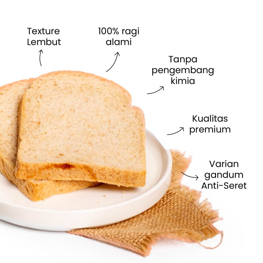 Artisan Roti Tawar Gandum 1pack