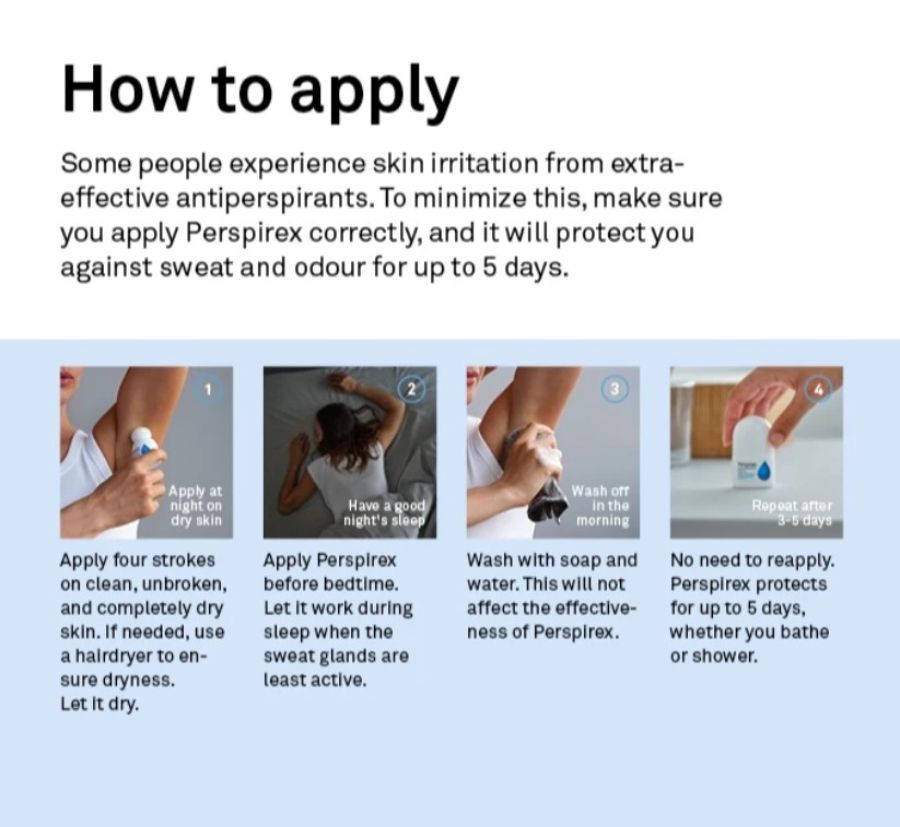 Perspirex Strong Extra Effective Anti Perspirant Roll On 20ml