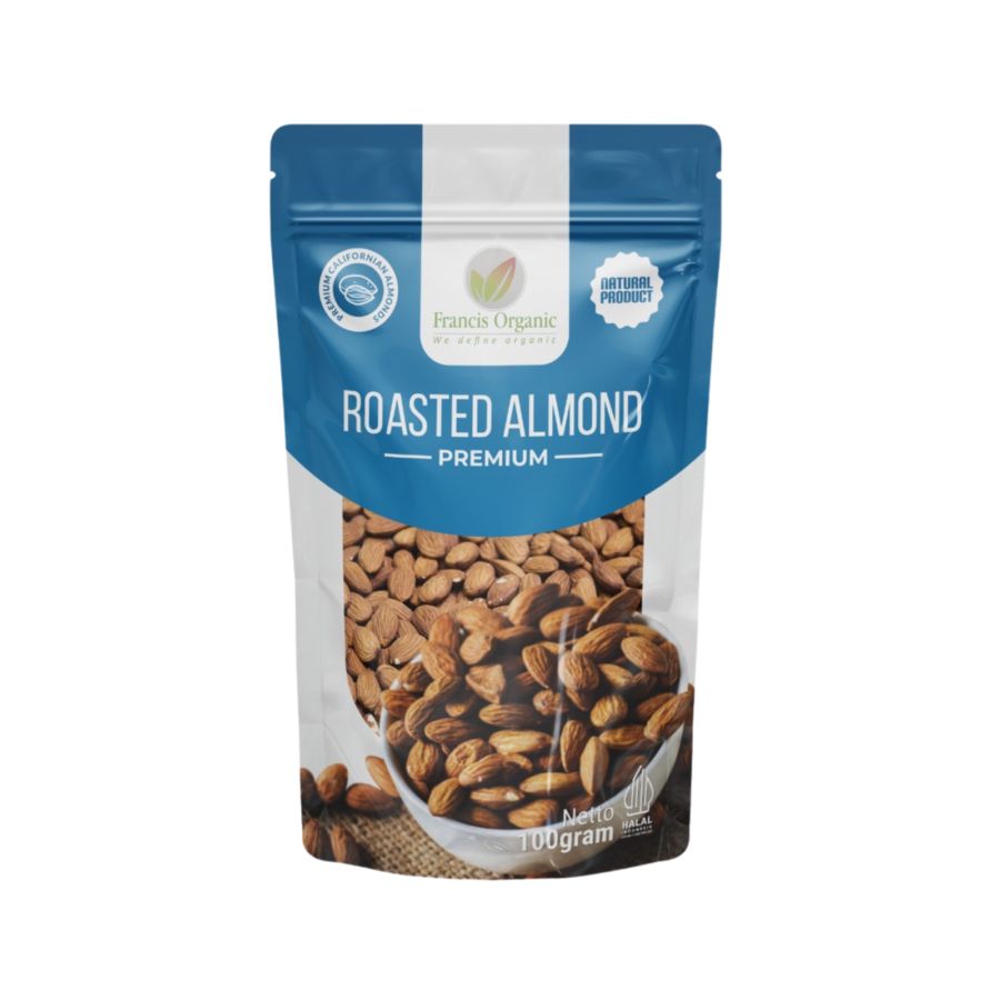 Francis Organic Roasted Almonds 100gram