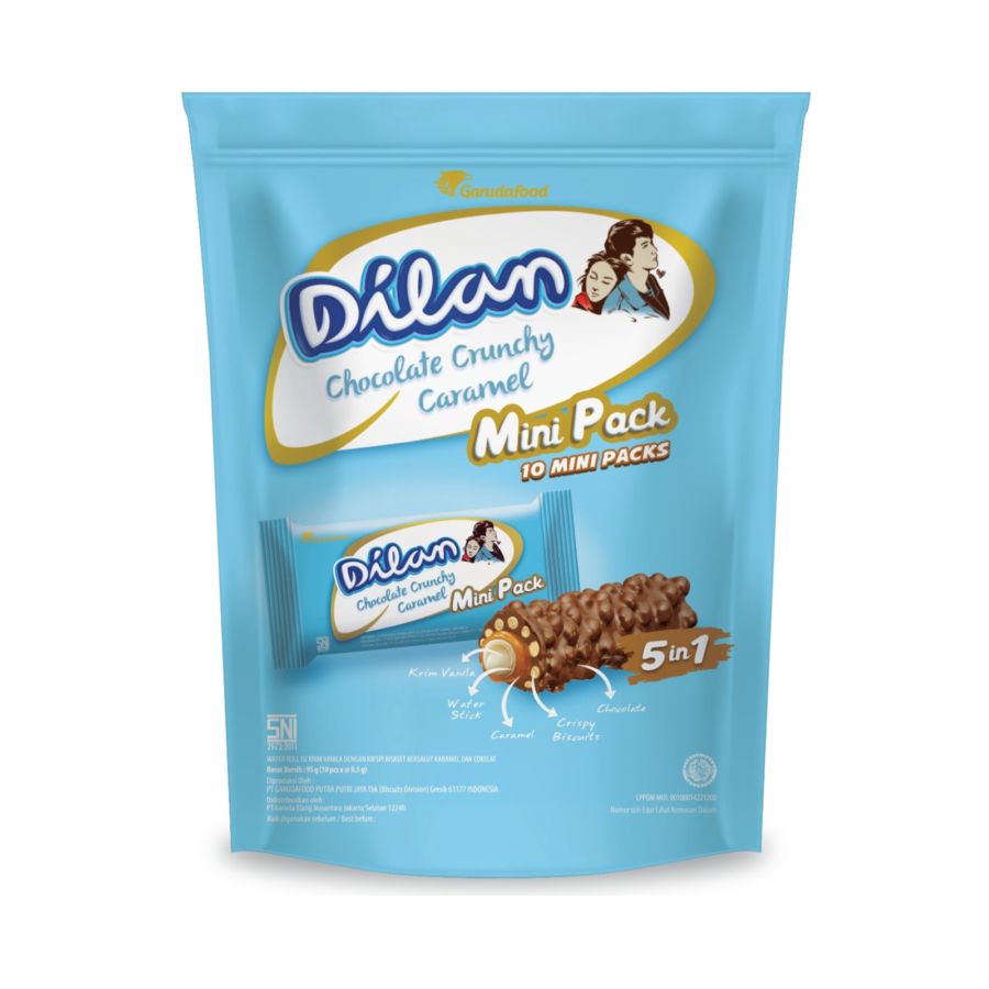 DILAN Crunchy Caramel Chocolate Pouch 1pcs