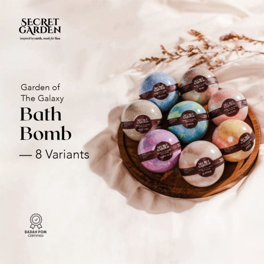 Secret Garden Jupiter Vanilla Garden of The Galaxy Bath Bomb 100gram