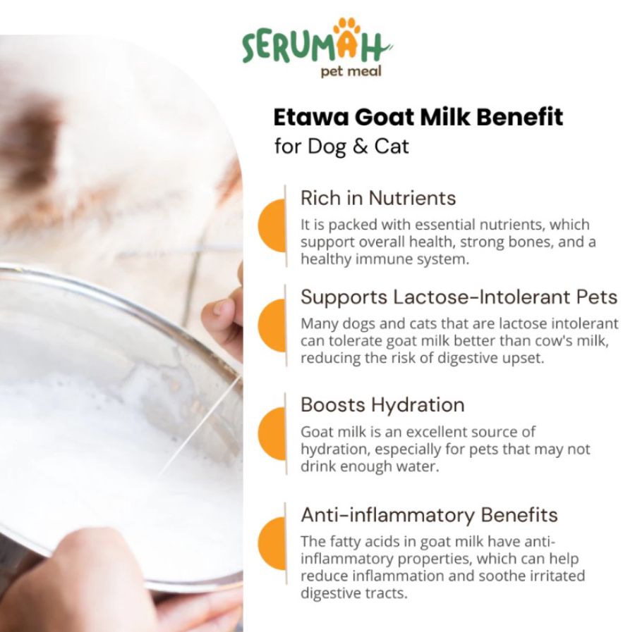 Serumah Susu Kambing Etawa Untuk Anjing dan Kucing 1box
