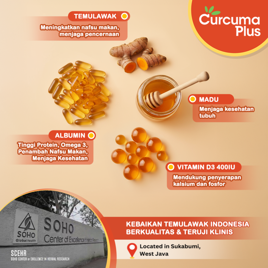 Curcuma Plus Honey Bumin Original Suplemen 100 ml 1pcs