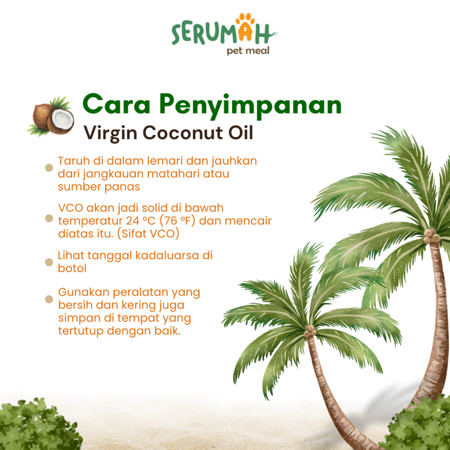 Serumah Virgin Coconut Oil Suplemen Anjing dan Kucing 1pcs