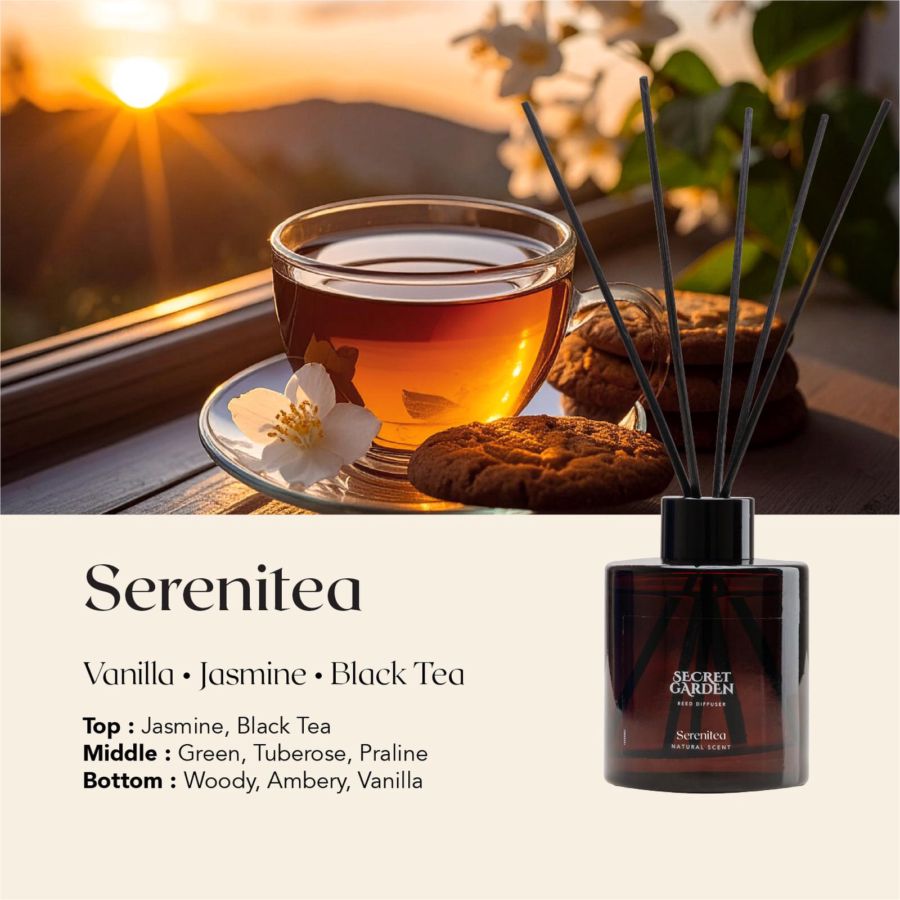 Secret Garden Serenitea Reed Diffuser Travel Size 45 ml 45ml