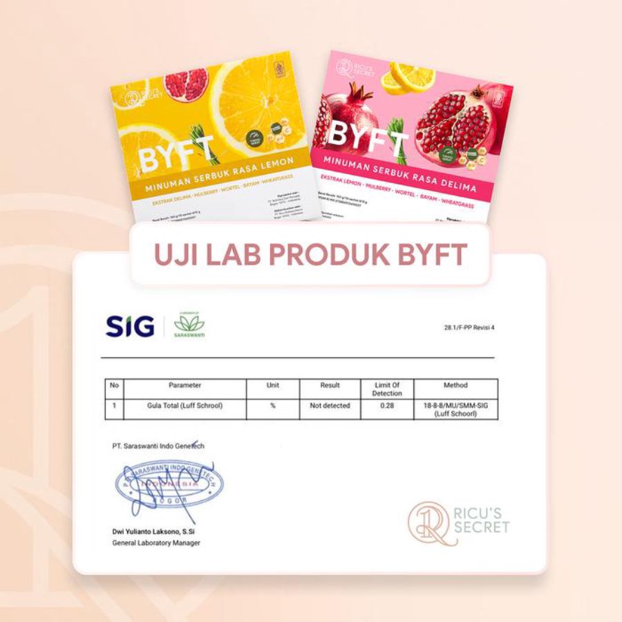 Ricu's Secret BYFT Rasa Delima 10 Sachet 15 gram 1pcs