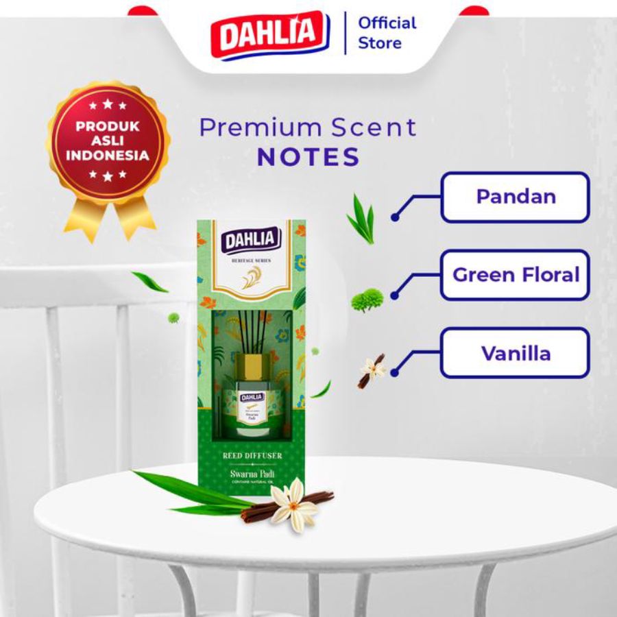 Dahlia Heritage Swarna Padi Reed Diffuser Set 30 ml 30ml