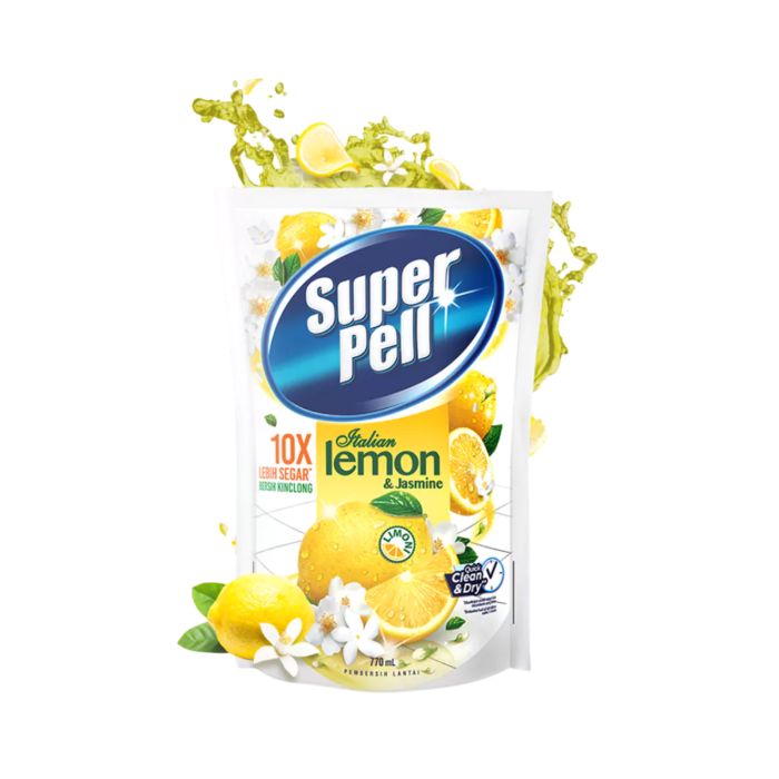 Superpell Italian Lemon & Jasmine Pembersih Lantai Pouch