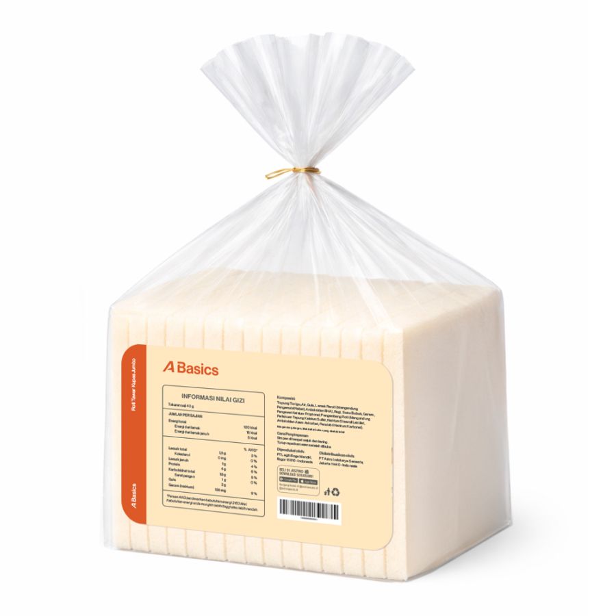 Roti Tawar Jumbo Kupas A Basics 300g 15slice