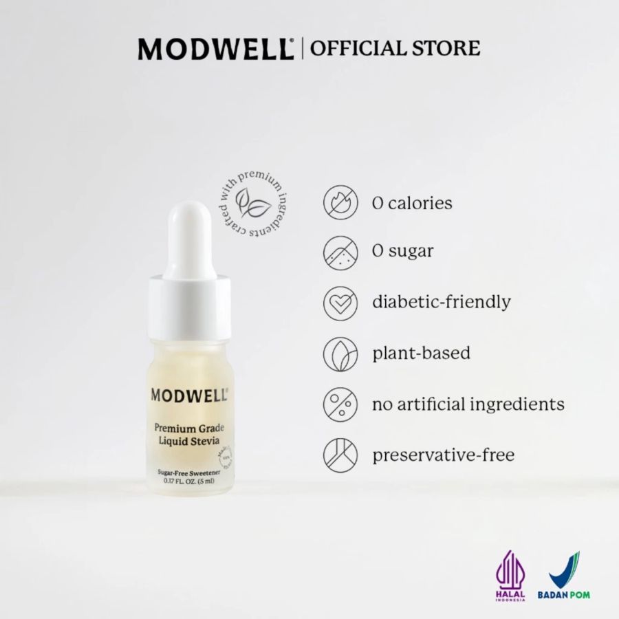 Modwell Premium Liquid Stevia 5ml