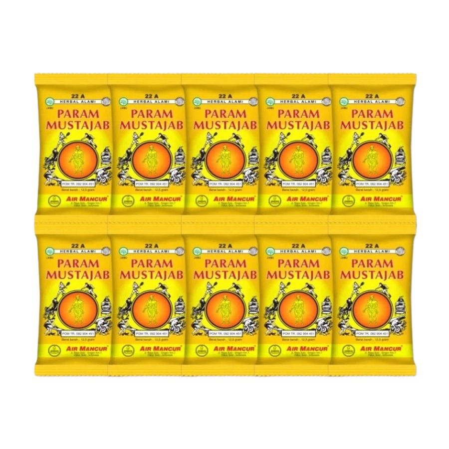 Air Mancur Param Mustajab Jamu Pegal Linu 10sachets
