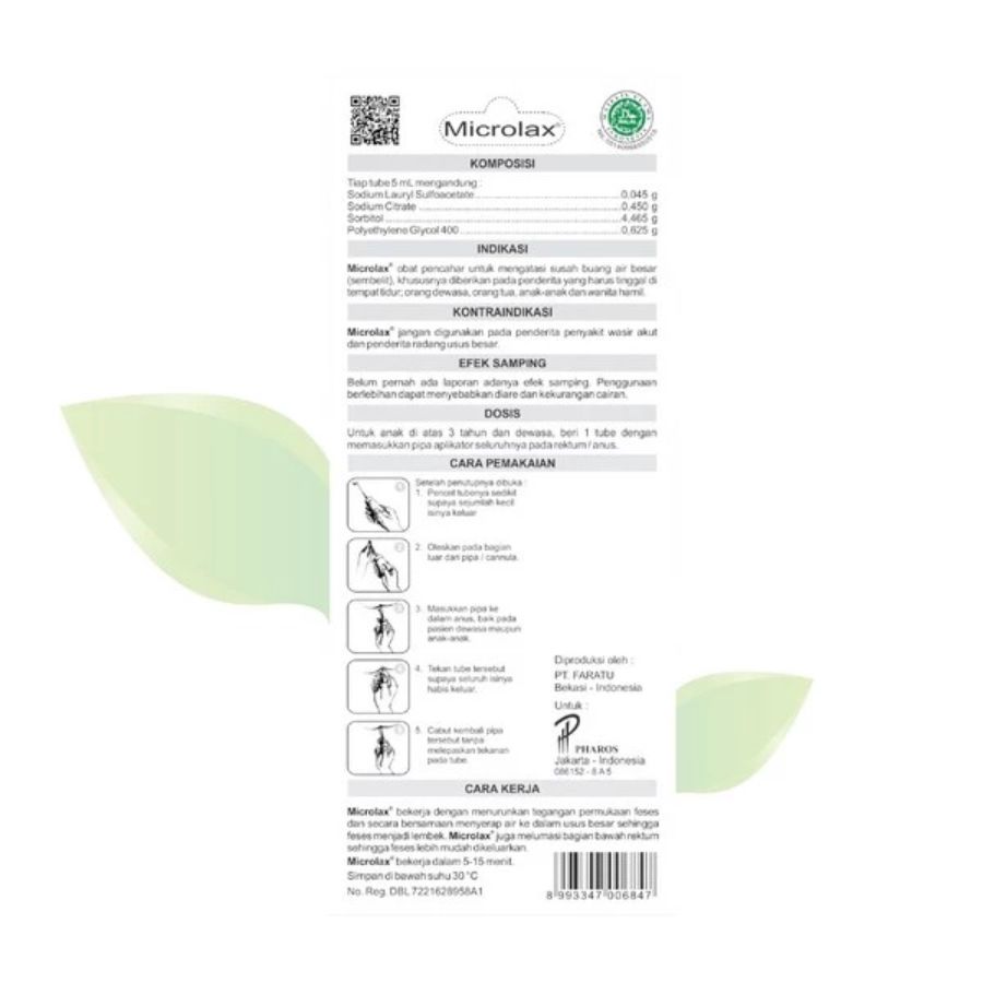 Microlax Gel Obat Pencahar 5ml