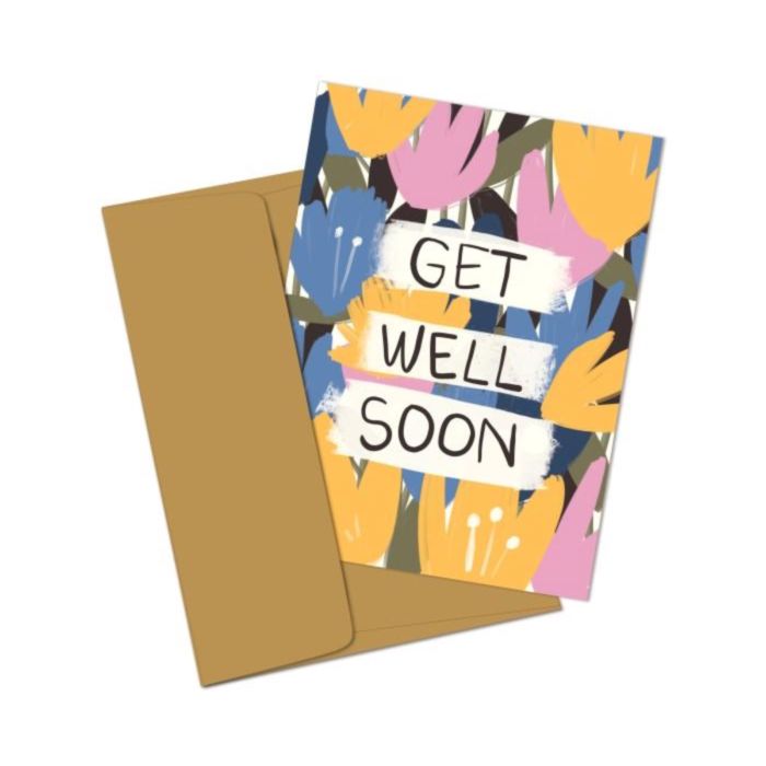 Capricorn Design Get Well Soon ED107 12,5cm x 16,5cm Greeting Card