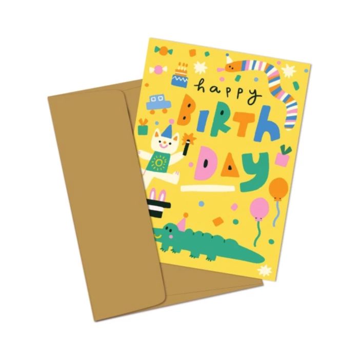 Capricorn Design Birthday ED133 12,5 x 16,5cm Greeting Card