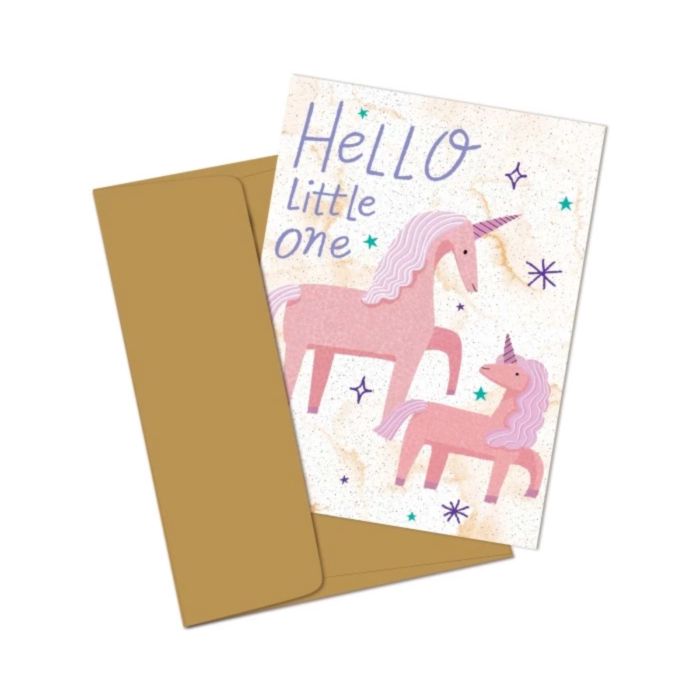 Capricorn Design New Baby ED120 12,5 x 16,5cm Greeting Card