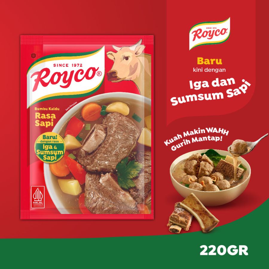 Royco Bumbu Kaldu Rasa Sapi 220gram