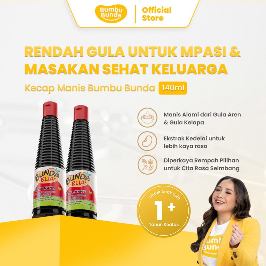 Bumbu Bunda Elia Kecap Manis MPASI 140ml