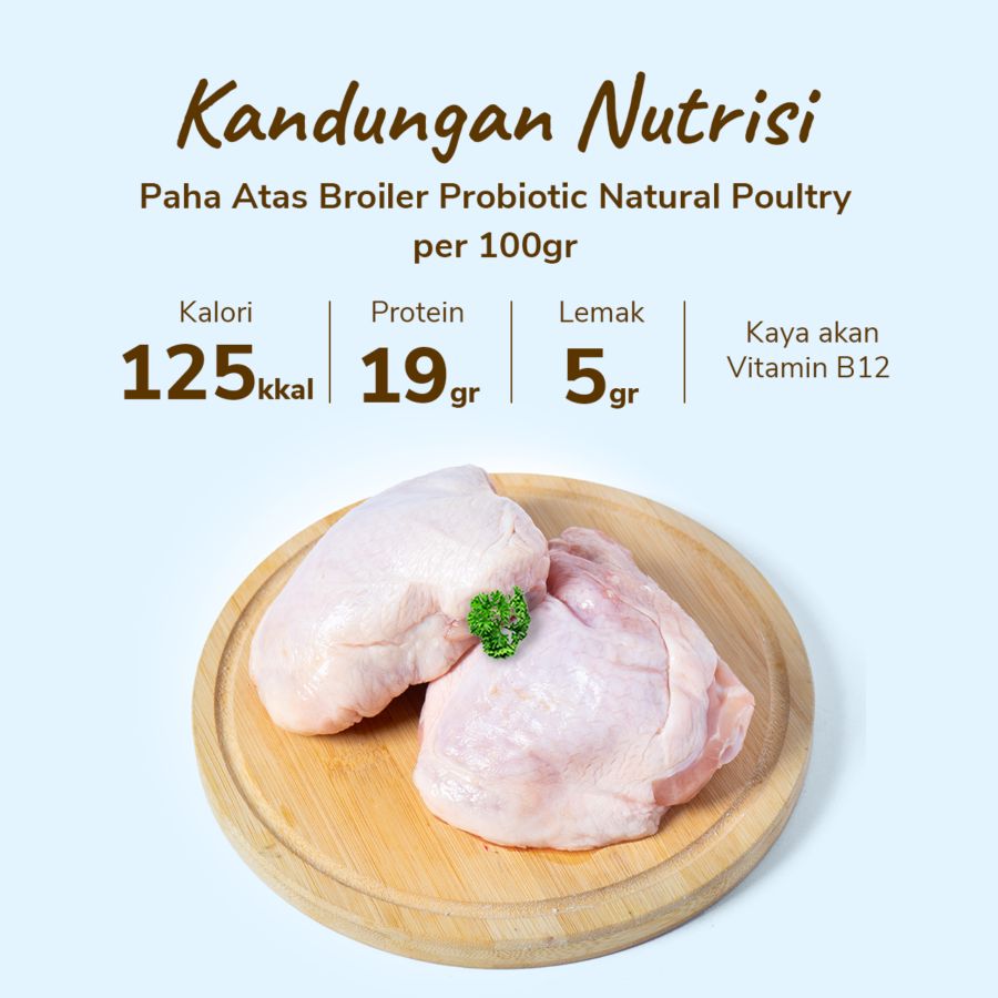 Paha Atas Broiler Probiotic Natural Poultry 400gram
