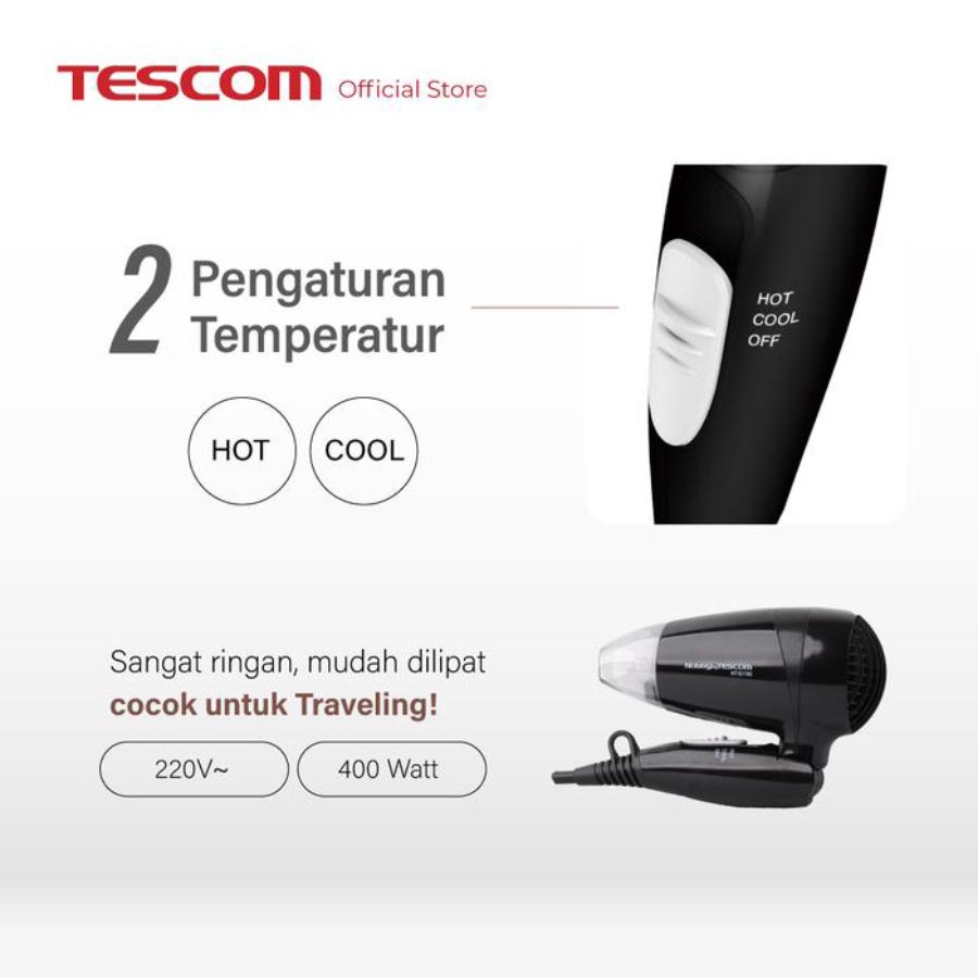 Tescom Ion Hair Dryer NTID192 1pcs