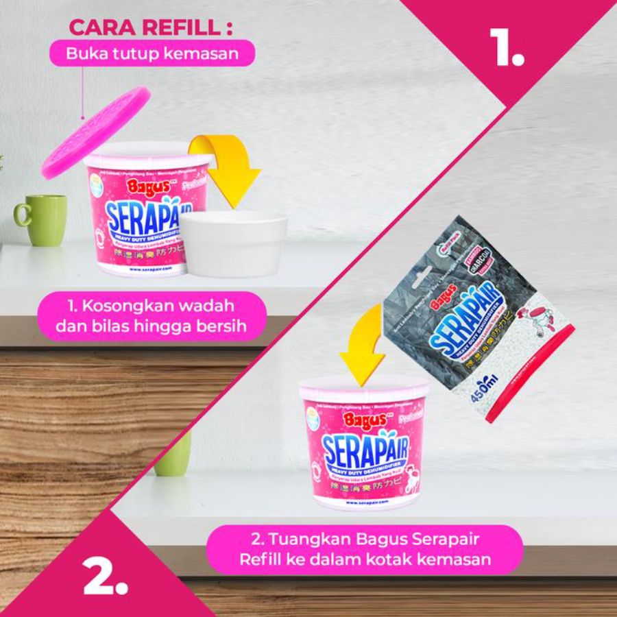 Bagus Serapair Perfumed Refill 450ml