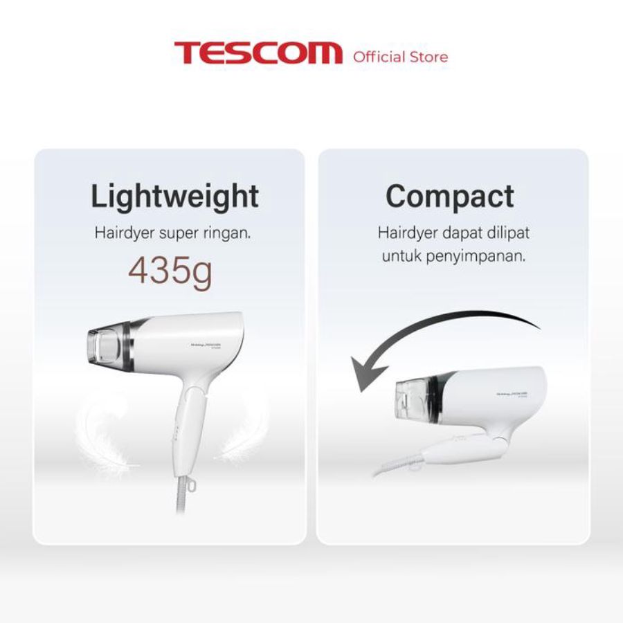 Tescom Ion Hair Dryer NTID292 1pcs