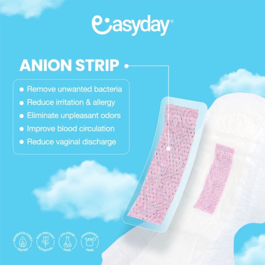 Easyday Night Pad Wing 29cm Pembalut Kewanitaan 8pads