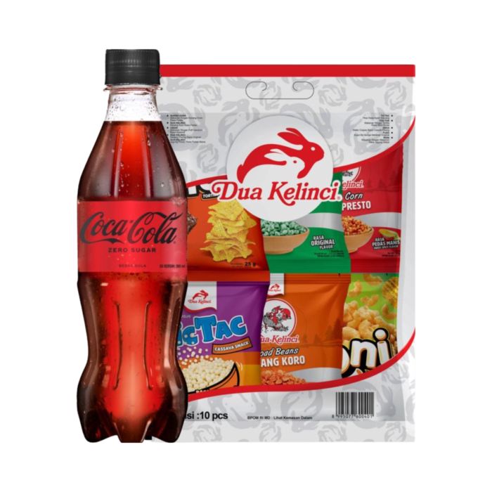 Bundle Coca-Cola Zero & Dua Kelinci