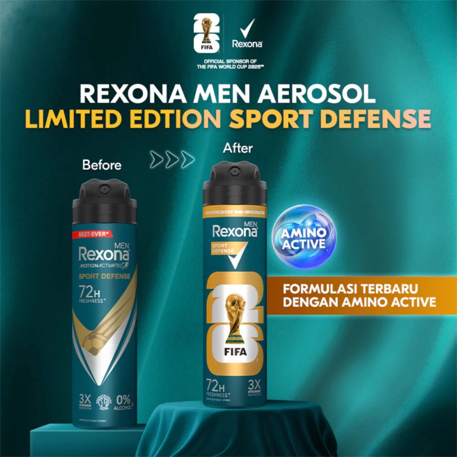 Rexona Men Sport Defense Deodorant Spray FIFA World Cup 2026 TM [Limited Edition] 135ml
