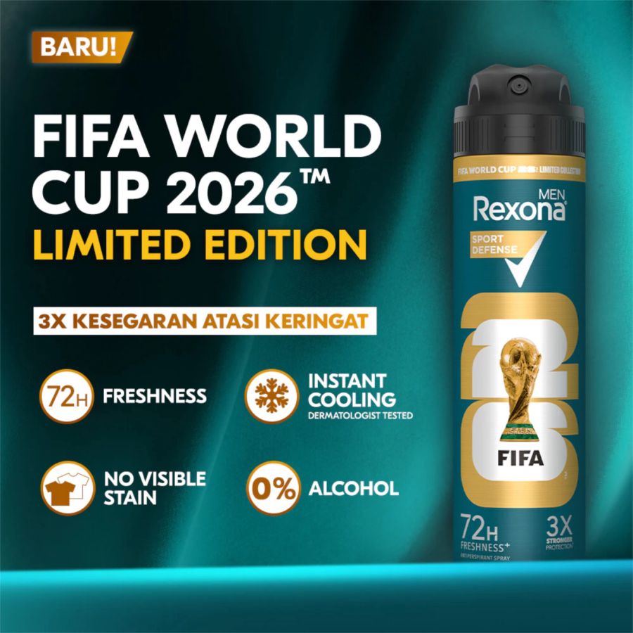 Rexona Men Sport Defense Deodorant Spray FIFA World Cup 2026 TM [Limited Edition] 135ml