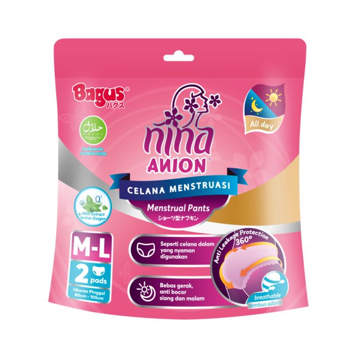 Bagus Nina Anion Menstrual Pants Size M-L