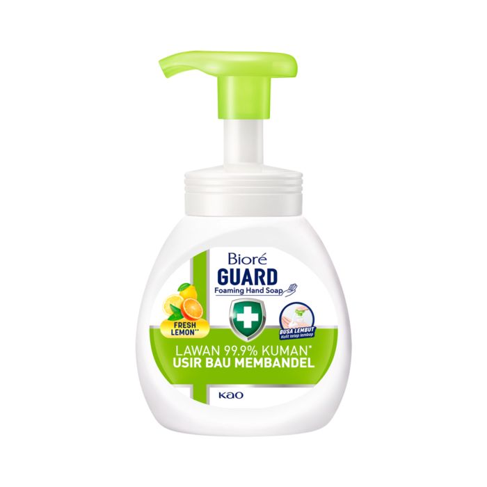Biore Guard Fresh Lemon Antibacterial Foaming Hand Soap Botol