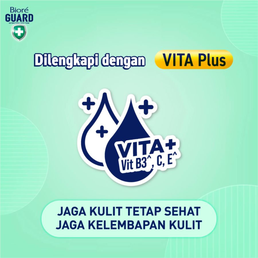 Biore Guard Refresh Lemongrass Antibacterial Body Foam Pouch 800ml