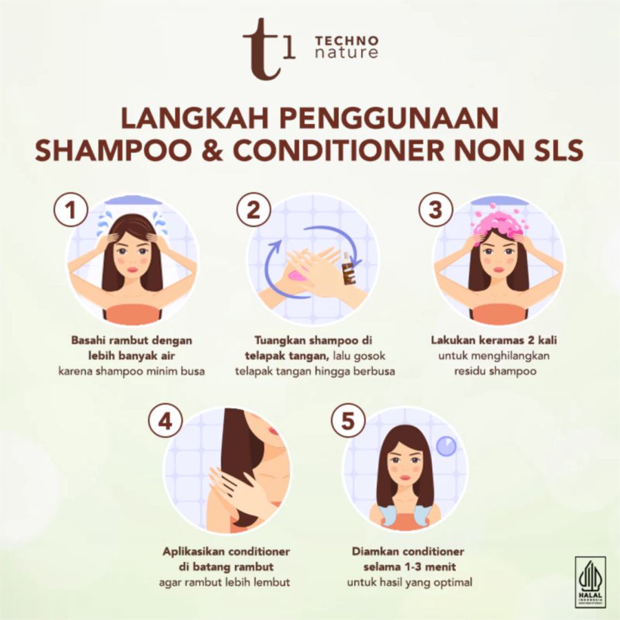 Makarizo T1 Techno Nature Micellar Shampoo Bottle 180ml