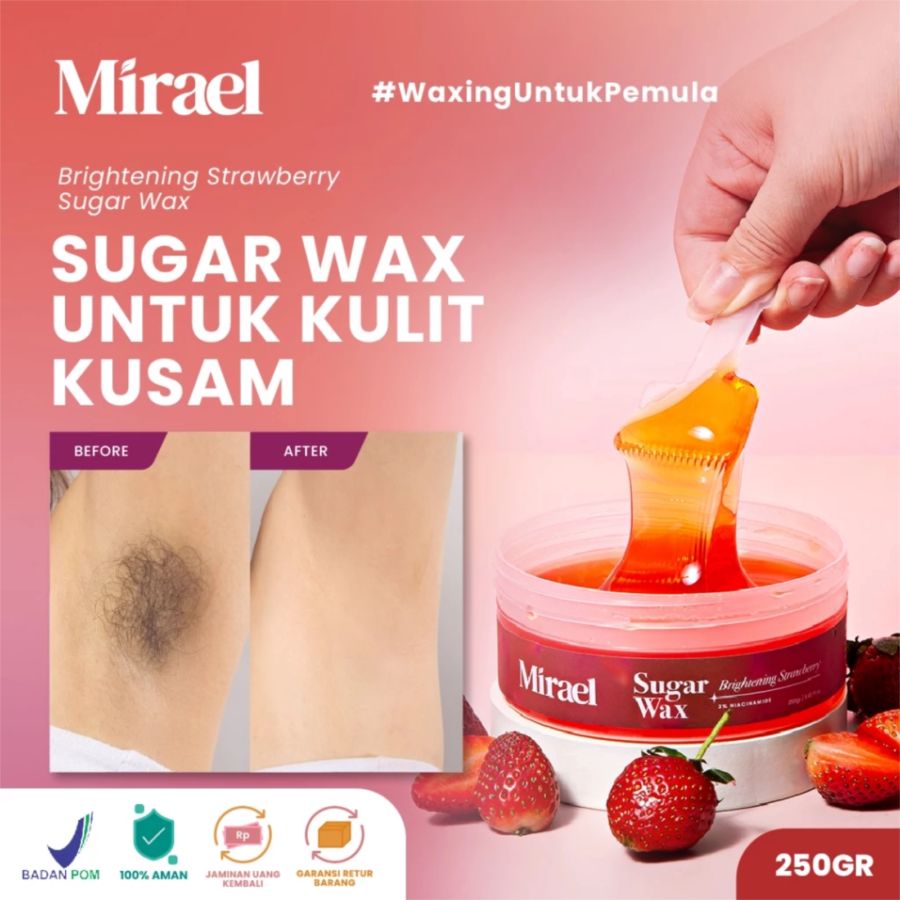 Mirael Brightening Strawberry Sugar Wax 250gram