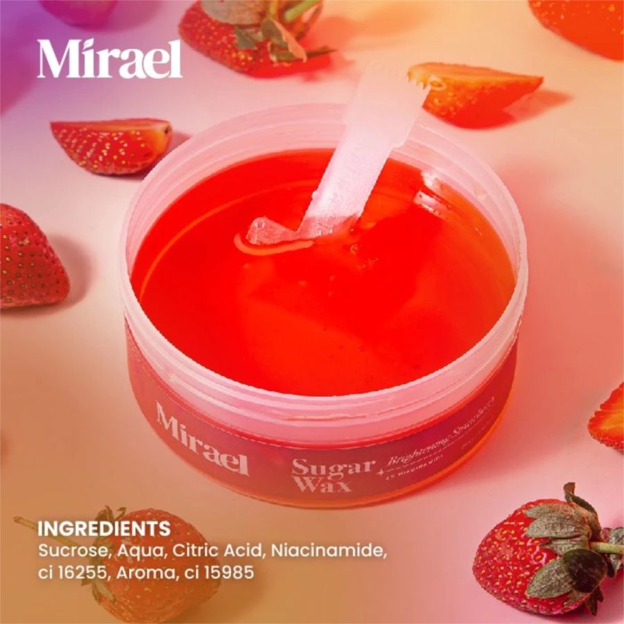 Mirael Brightening Strawberry Sugar Wax 250gram