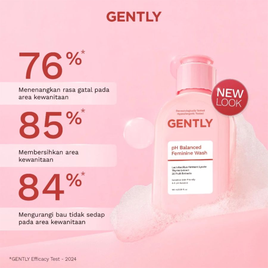 Gently pH Balance Feminine Wash 100ml