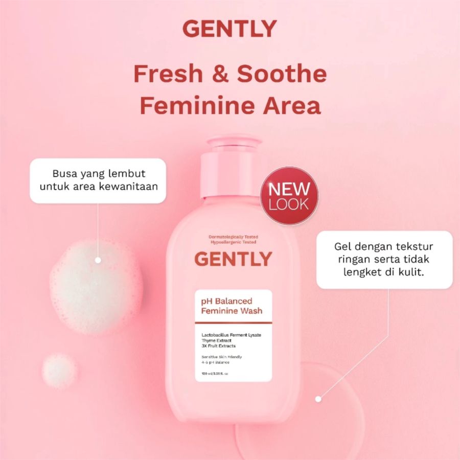 Gently pH Balance Feminine Wash 100ml