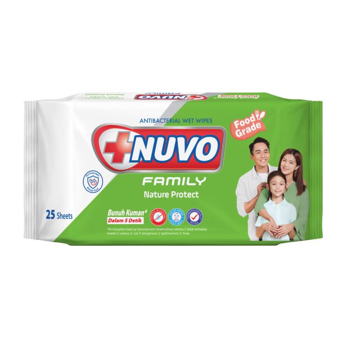 Nuvo Family Nature Protect Wet Wipes