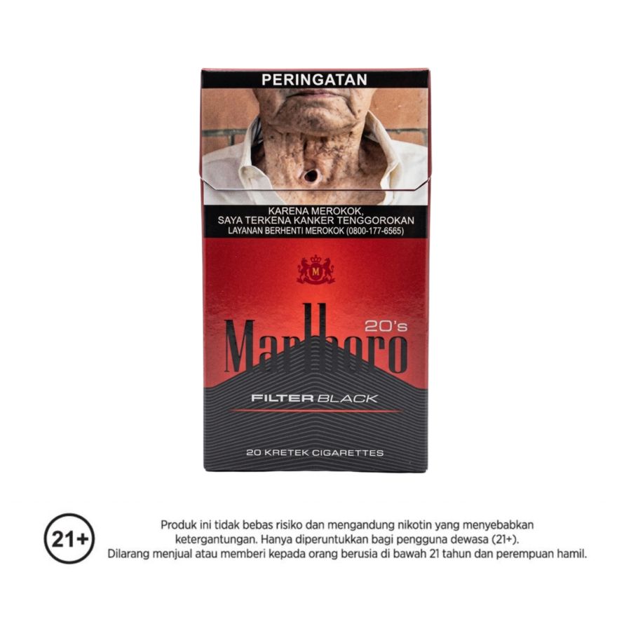 Marlboro Black Filter Rokok Batang 20stick