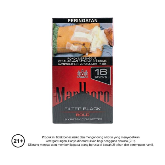Marlboro Black Bold Filter Rokok Batang