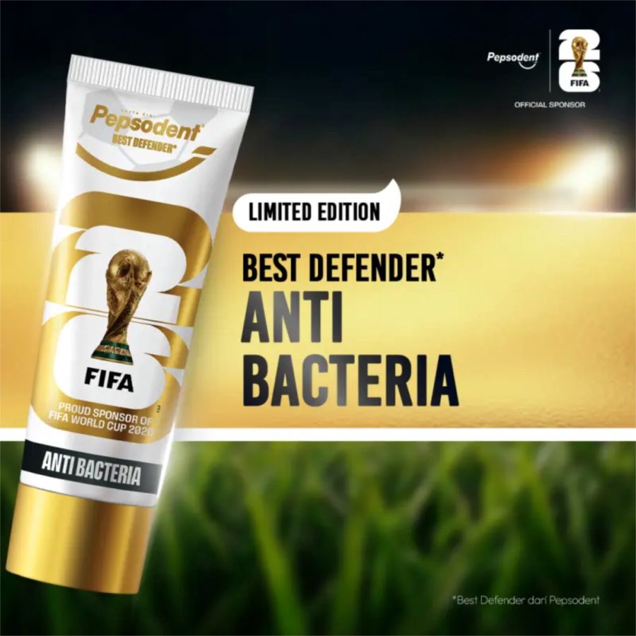 Pepsodent Anti Bacteria Best Defender Toothpaste FIFA World Cup 2026 TM [Limited Edition] 95gram
