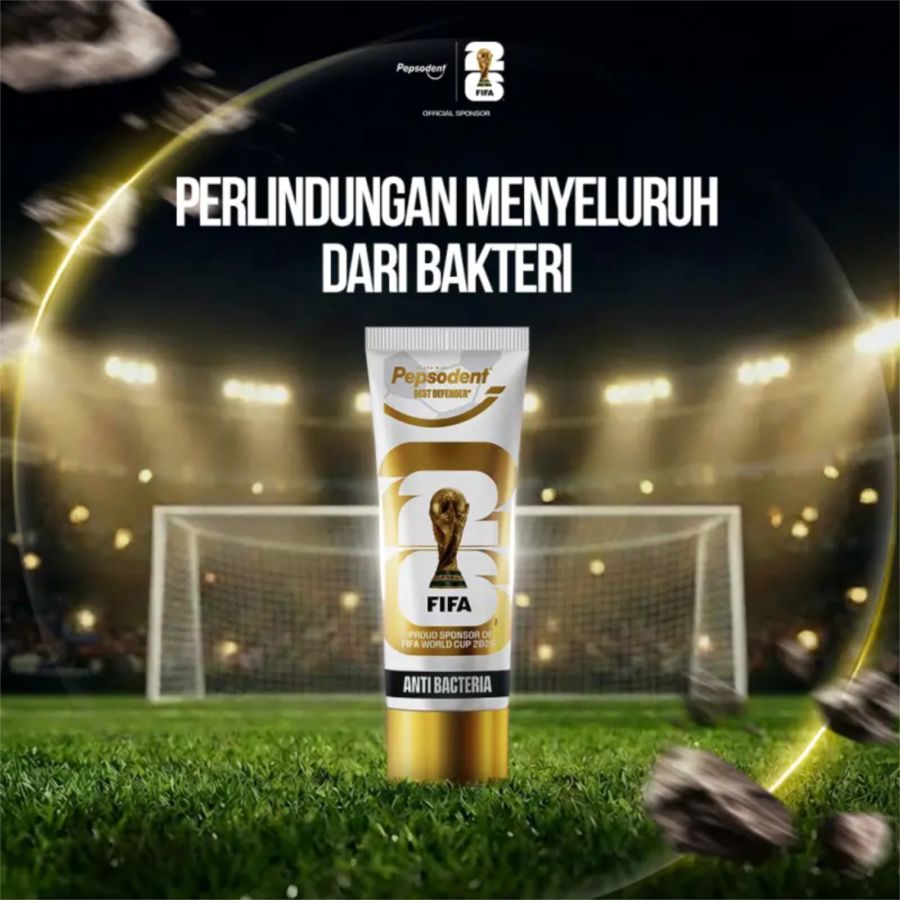 Pepsodent Anti Bacteria Best Defender Toothpaste FIFA World Cup 2026 TM [Limited Edition] 95gram