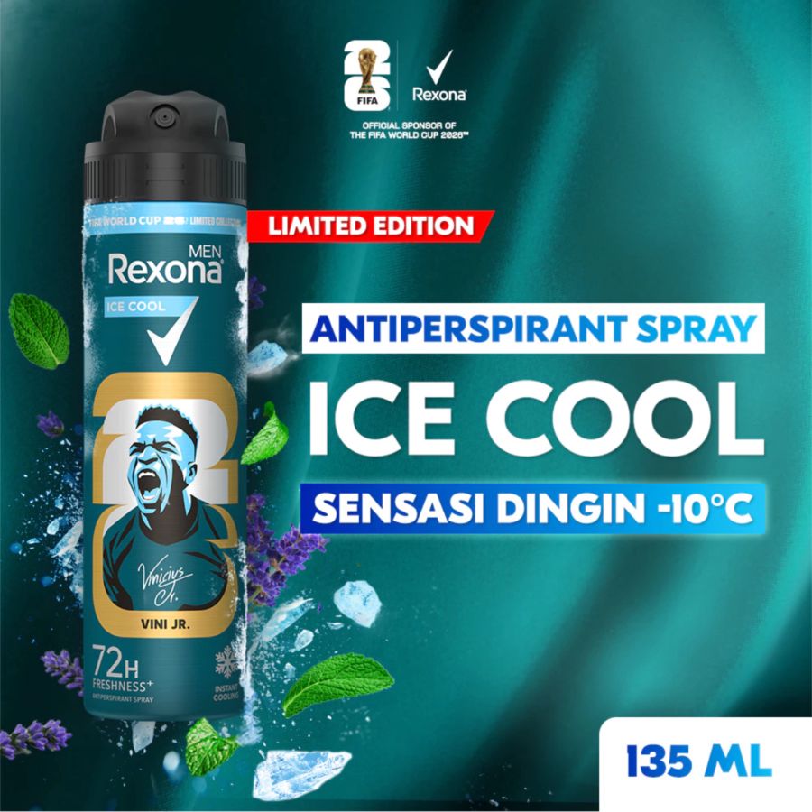 Rexona Men Ice Cool Deodorant Spray FIFA World Cup 2026 TM [Limited Edition] 135ml