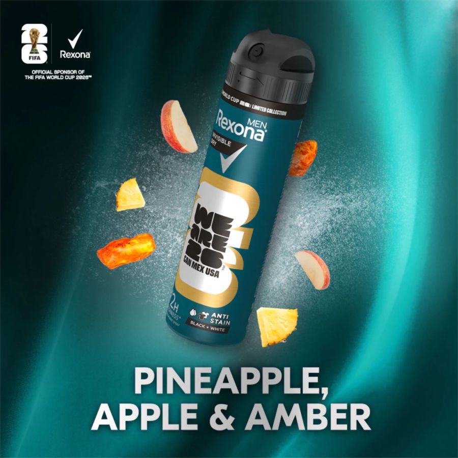 Rexona Men Advanced Protect Invisible Dry Black & White Deodorant Spray 135ml