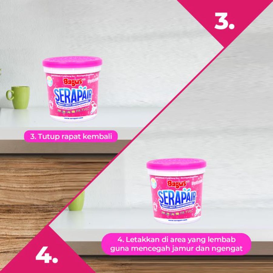 Bagus Serapair Charcoal Refill 450ml