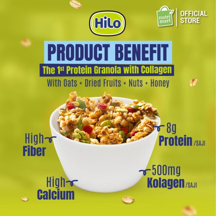 HiLo Active Granola Berry Berry Honey 150gram